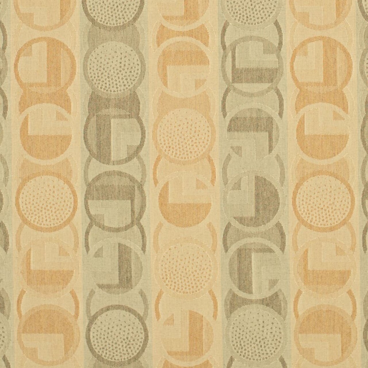 Barley - Beige Taupe Abstract Geometric Upholstery Fabric 54 Inches"